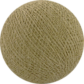 25 lose Baumwollballen (Beige)