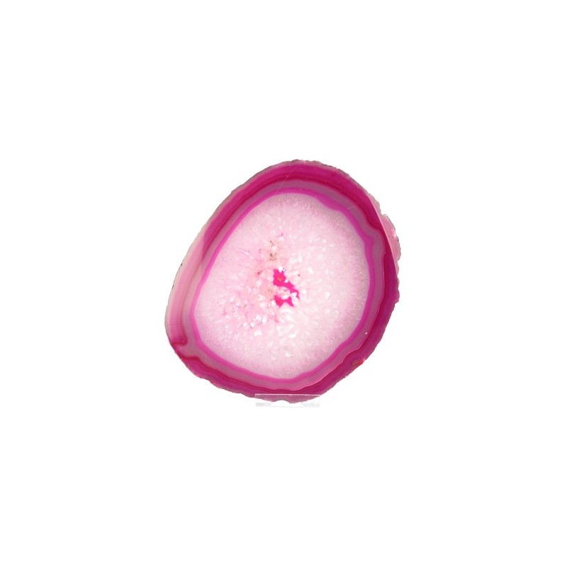 Achatscheibe Rosa (Farbig - Modell 5)