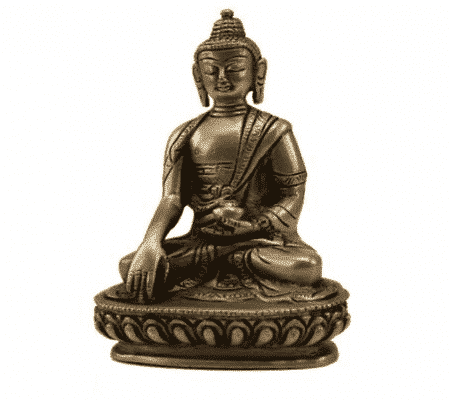 Akshobya Buddhafigur - 14 cm unter Home & Living - Spirituelle Figuren - Buddha Figuren - Sitzender Buddha