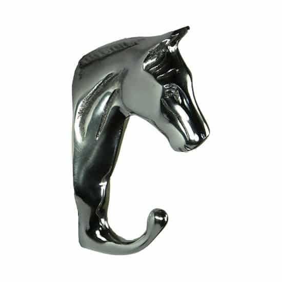 Aluminium Kleiderhaken Pferd (10 cm)