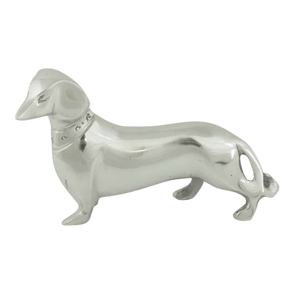 Aluminium Statue Dackel (16 cm)