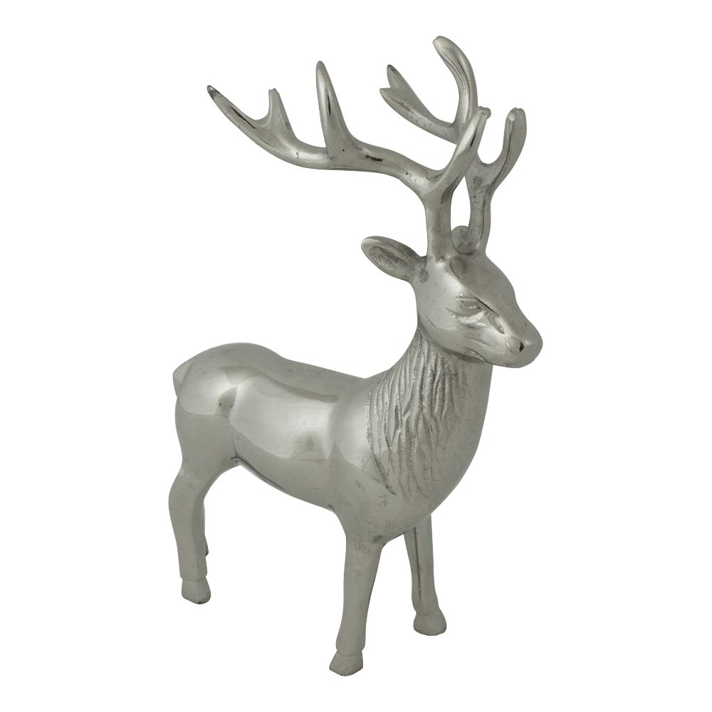 Aluminium Statue Hirsch (29 cm)