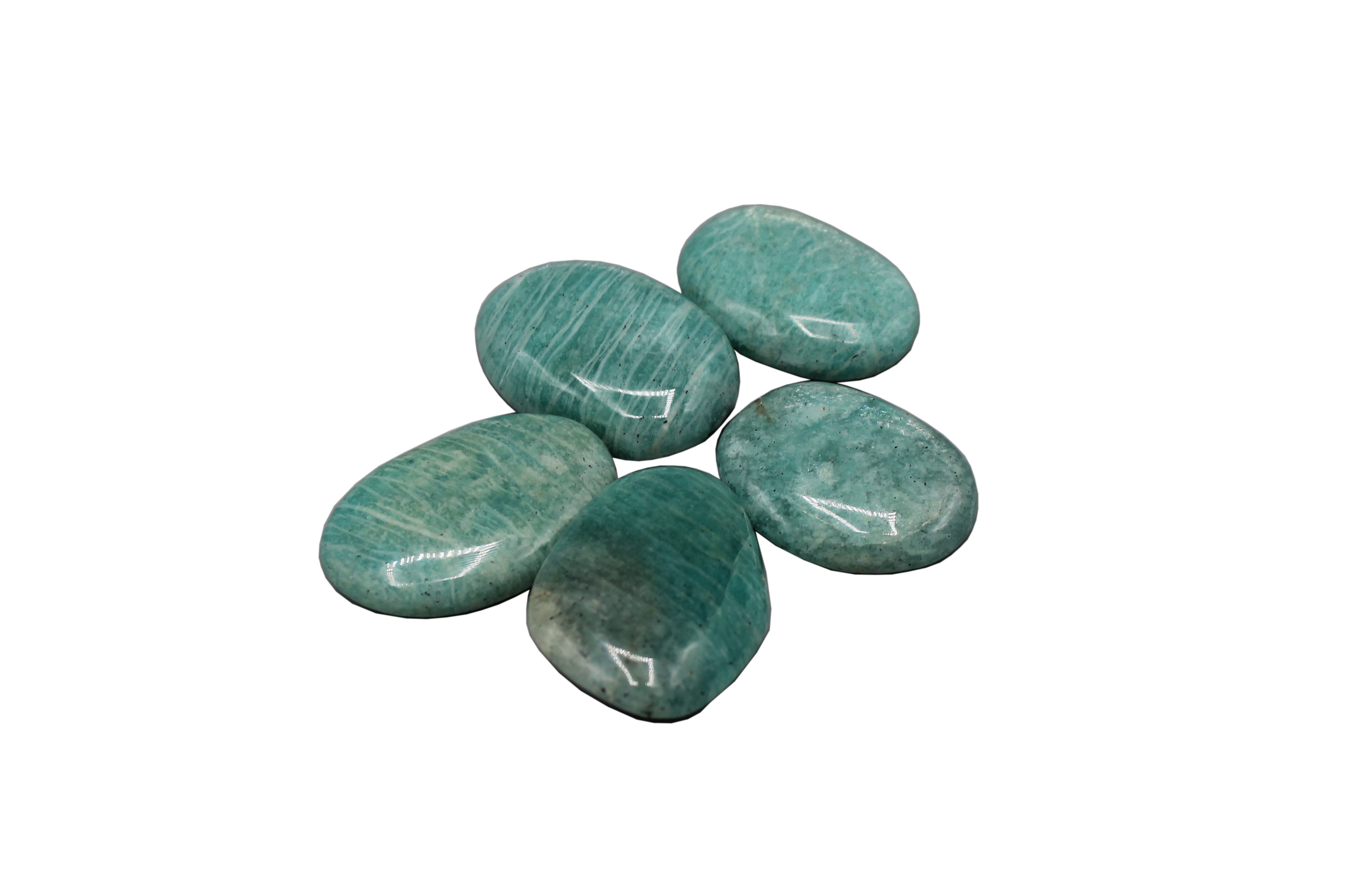 Amazonit in Amulettform (100 Gramm - 5 St-ck)