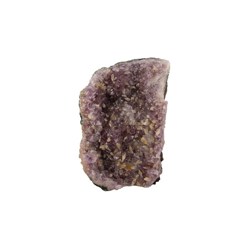 Amethyst - Calcit Fundort Brasilien roh(Modell 1)