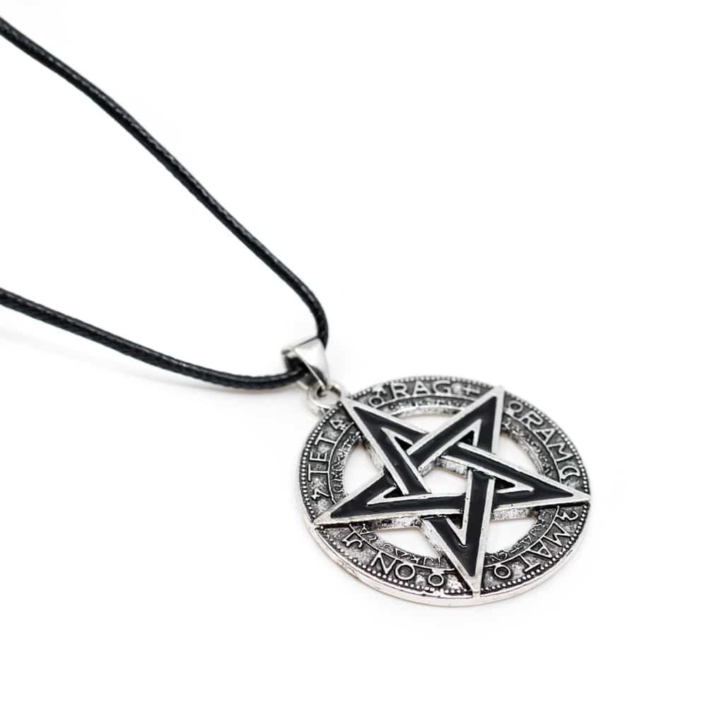 Amulett Schwarzes Pentagramm