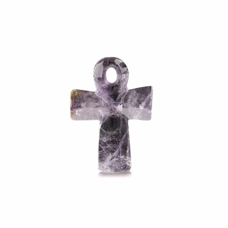 Anh-nger aus Amethyst mit Ankh-Symbol