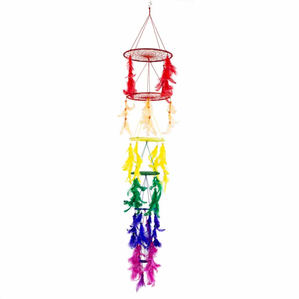 Anh-nger mit 7 Chakra Dreamcatchers
