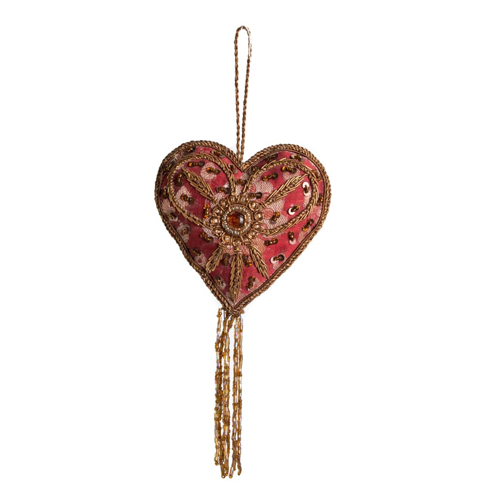 Anh-nger Ornament Traditionell Herz (25 cm)