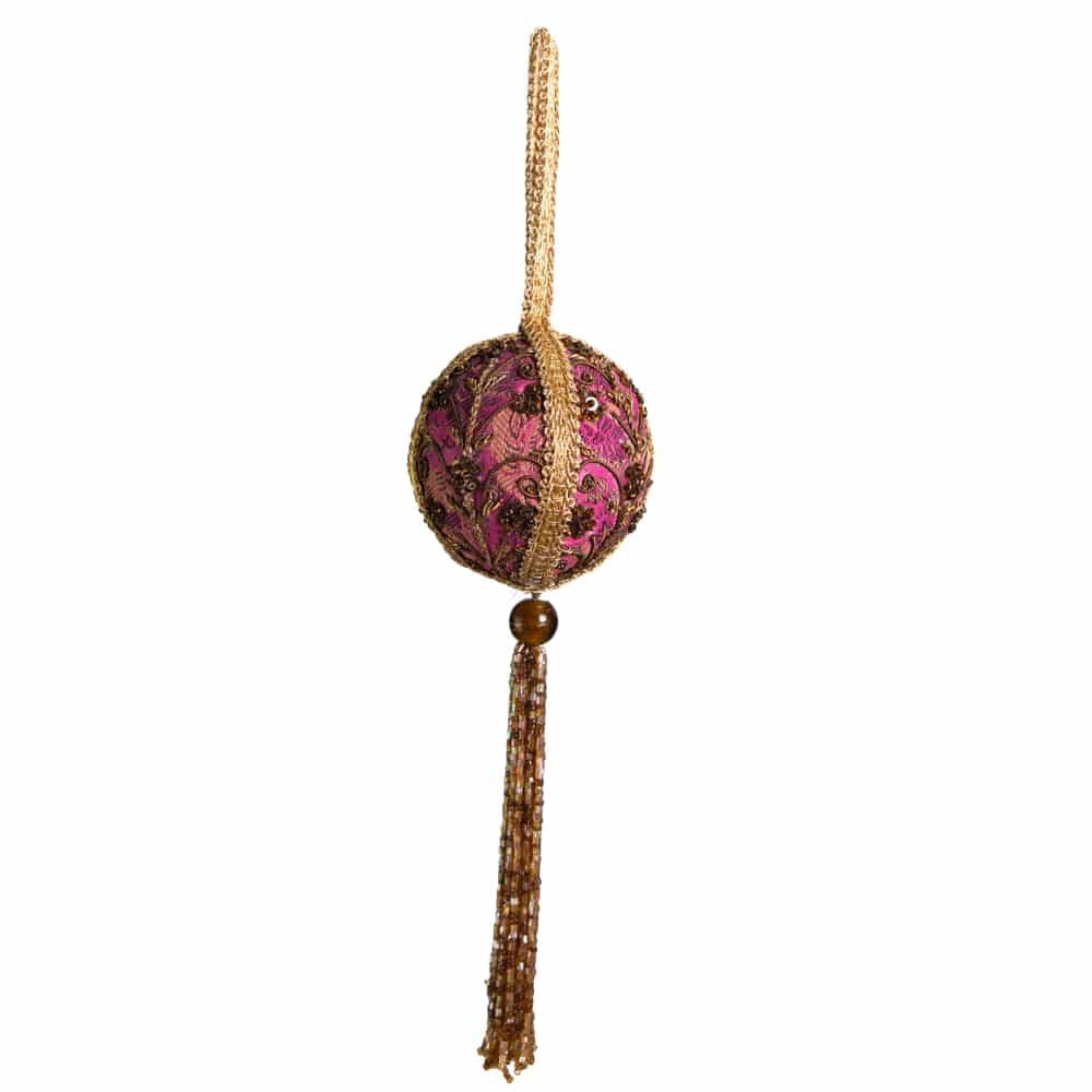 Anh-nger Ornament Traditionelle Kugel Lila (30 cm)