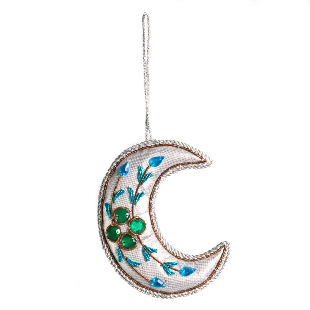 Anh-nger Ornament Traditioneller zunehmender Mond (19 cm)