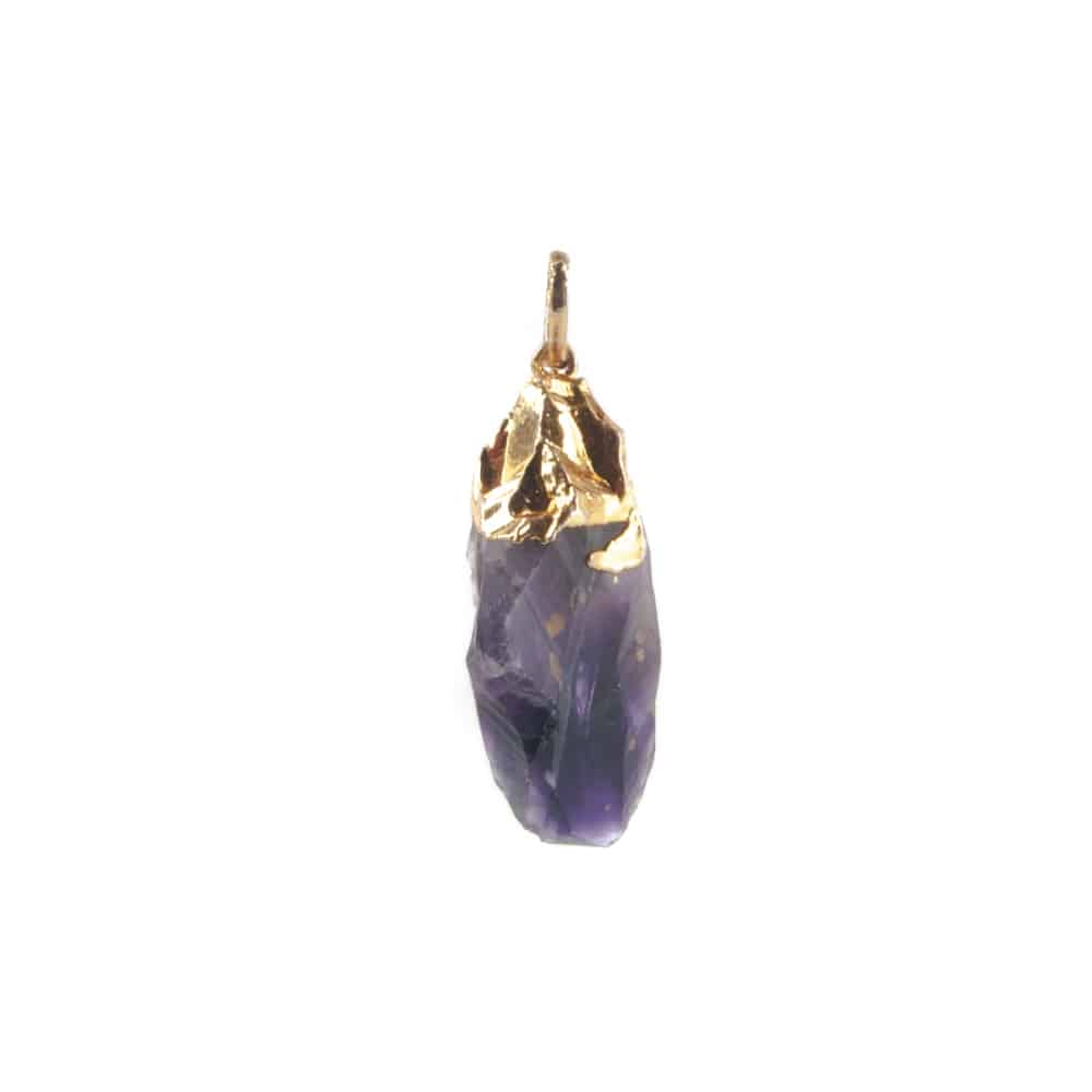 Anh-nger Roher Nat-rlicher Amethyst - 6 cm