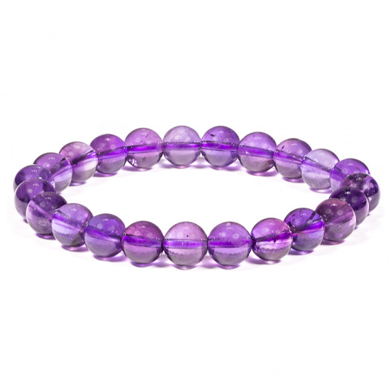 Armband (Amethyst) unter Schmuck - Edelstein-Armb?nder - Perlenarmb?nder