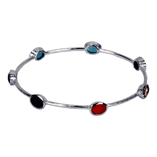 Armband mit 7 Chakra-Edelsteinen unter Schmuck - Chakra-Schmuck - Chakra-Armb?nder