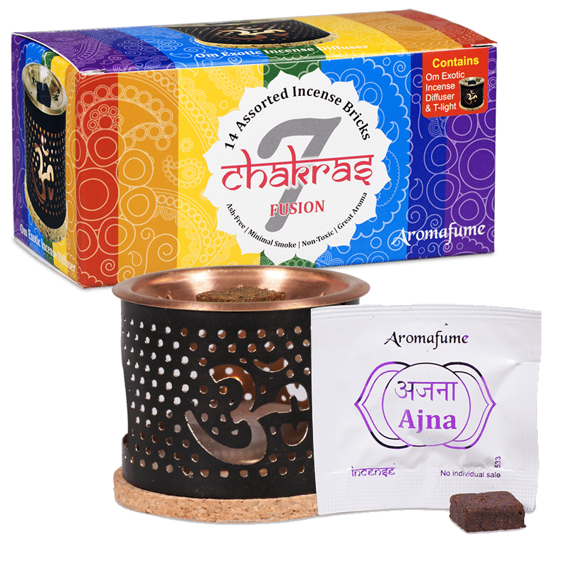 Aromafume-Weihrauchw-rfel 7 Chakra (Probierset)