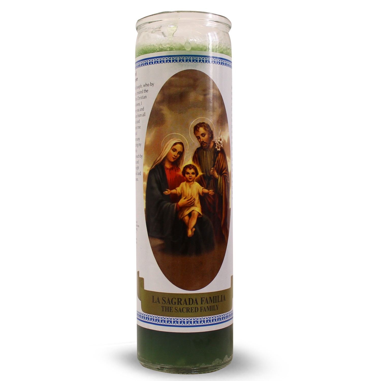 Bedruckte Kerze Die Heilige Familie