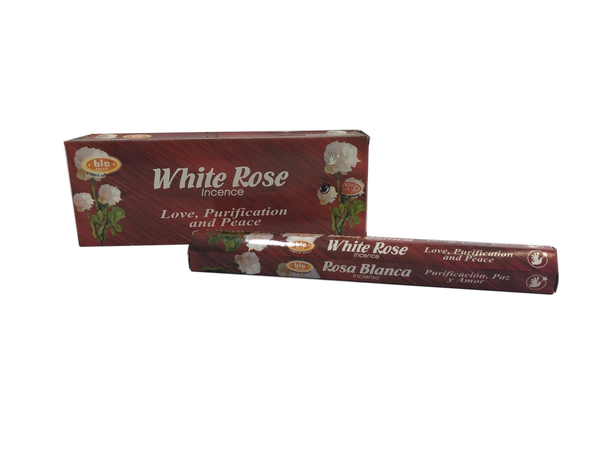 BIC Weihrauch Wei-e Rose (6er Pack)