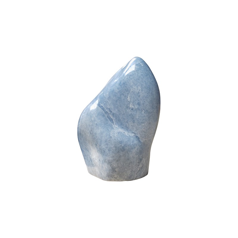 Blaue Skulptur aus Calcit (Modell 1)