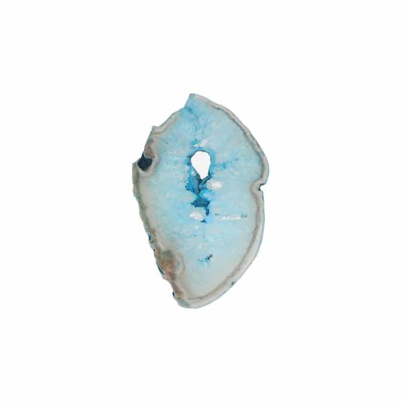 Blauer Achat Scheibe klein (6 - 10 cm)