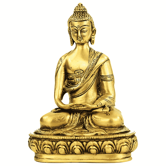 Buddha Amitabha Figur einfarbig - 20 cm (1620 Gramm)