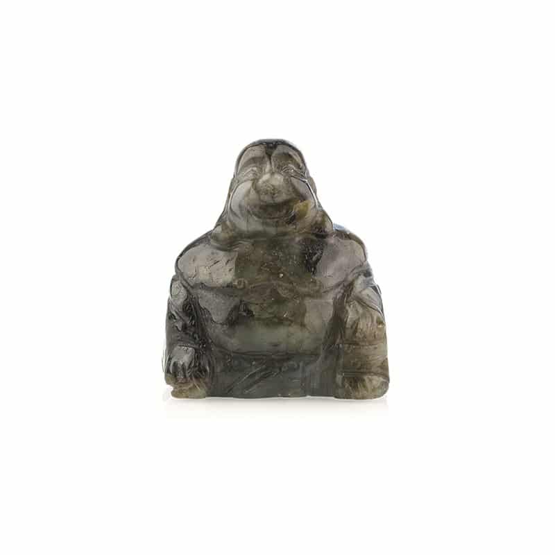 Buddha aus Edelstein - Labradorit (55 mm)
