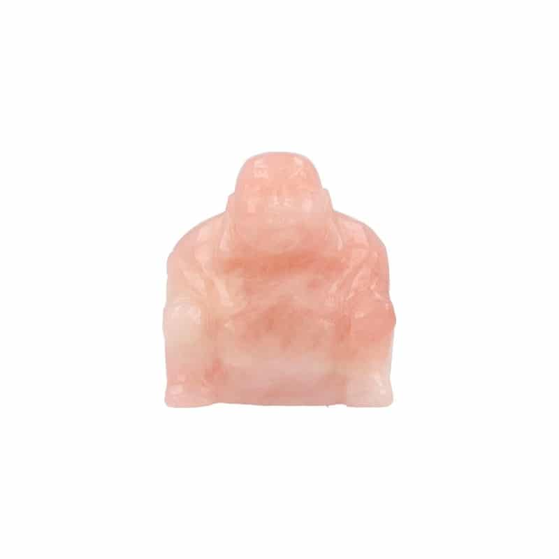 Buddha aus Edelstein - Rosenquarz (75 mm) unter Home & Living - Spirituelle Figuren - Buddha Figuren - Edelsteine & Mineralien - Edelstein Formen - Edelstein Figuren