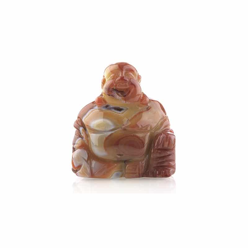 Buddha des Edelsteins - Karneolischer Karneol (55 mm)