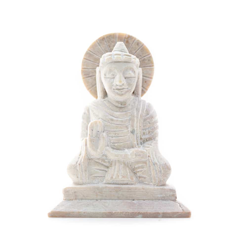 Buddha Figur - Antik-Look - Lehre (10 cm)