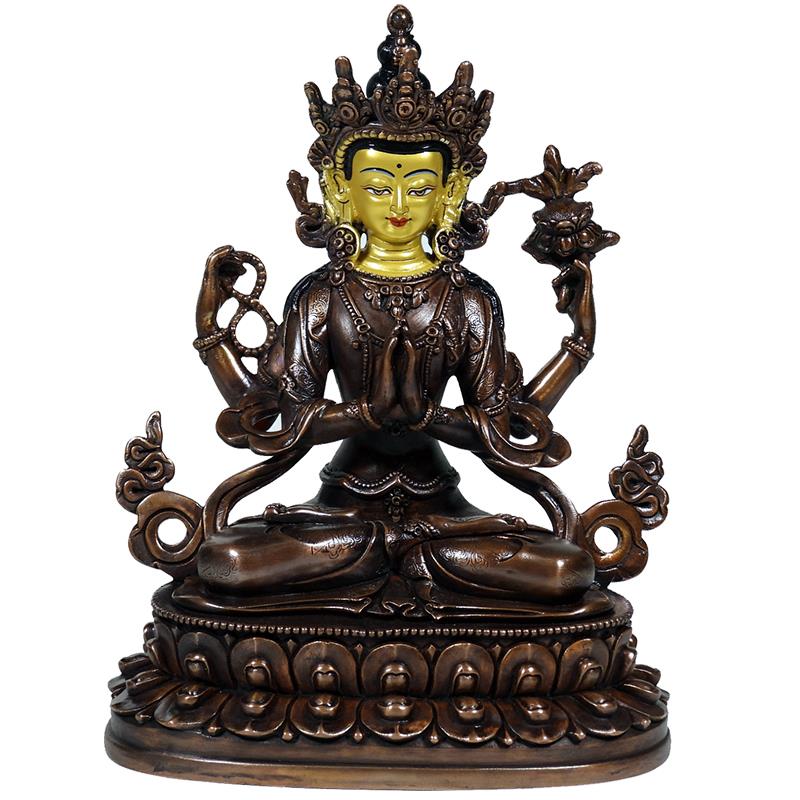 Buddha grob Antiker Stil (20 cm)