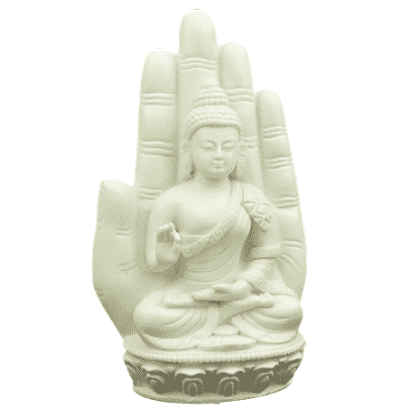 Buddha in der Hand - 23 cm unter Home & Living - Spirituelle Figuren - Buddha Figuren