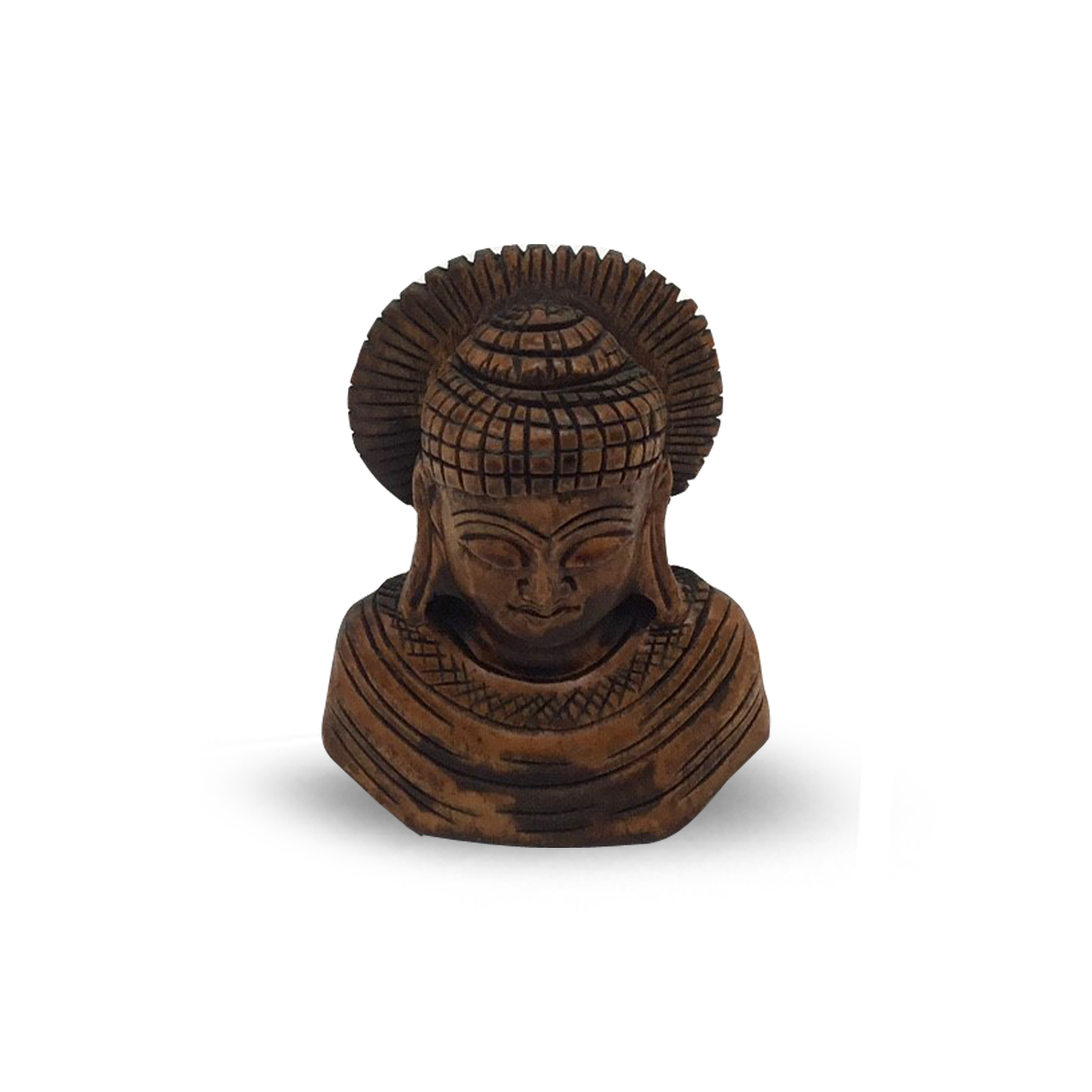 Buddha-Kopfholz (7 x 5 cm)