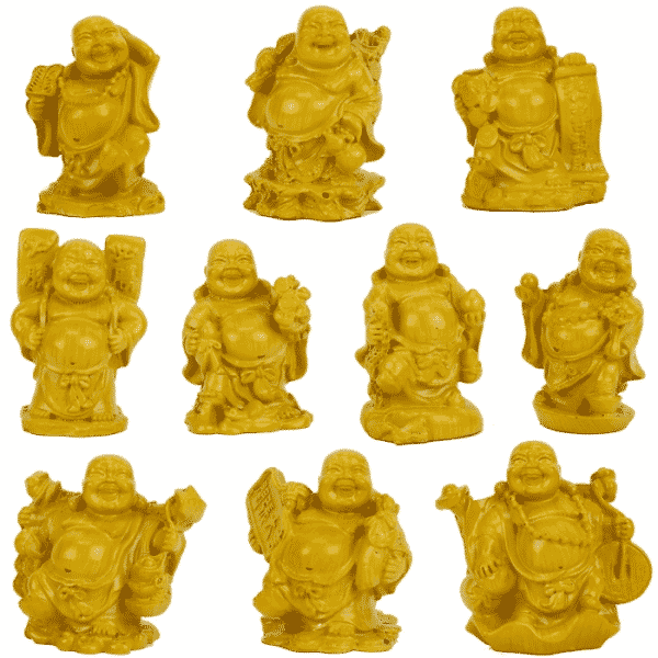 Buddha Miniaturstatuen - 5 cm lang