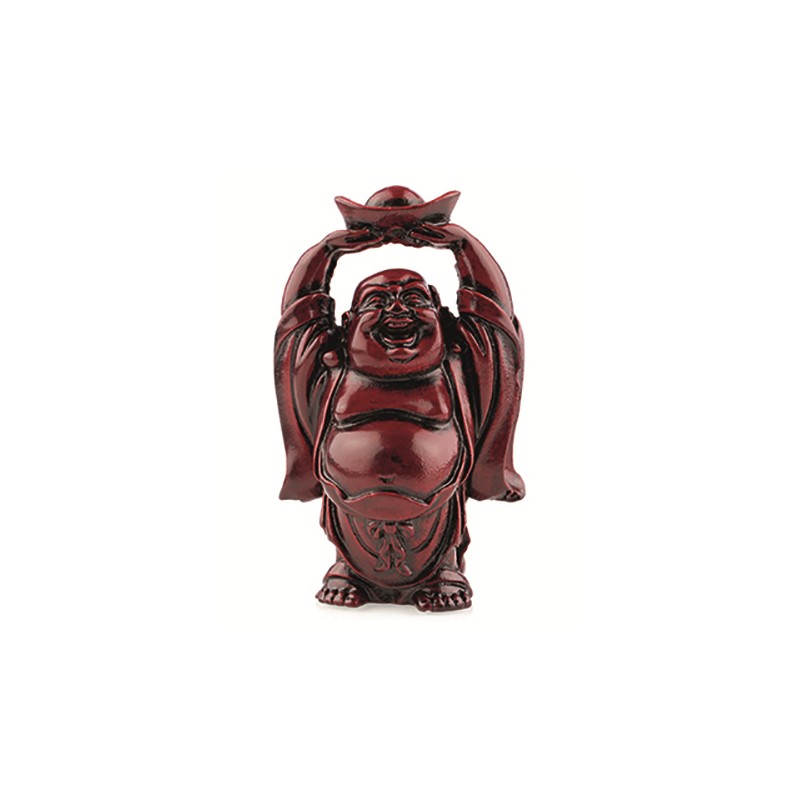 Buddha Rot mit Schale (9 cm)