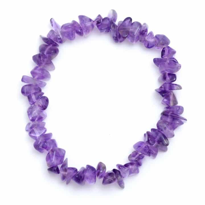 Chips Stones Armband Amethyst