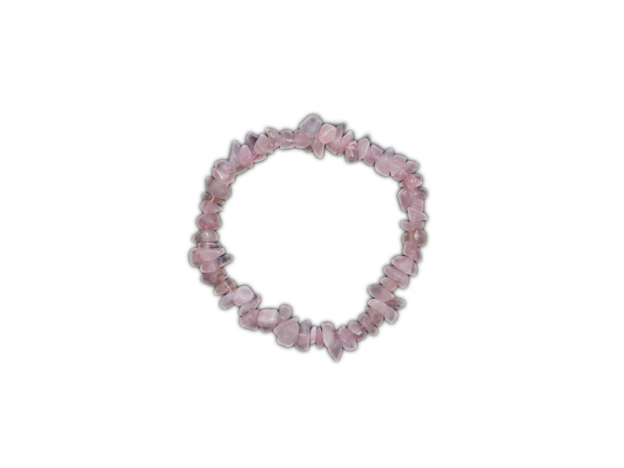 Chips Stones Rose Quartz Armband