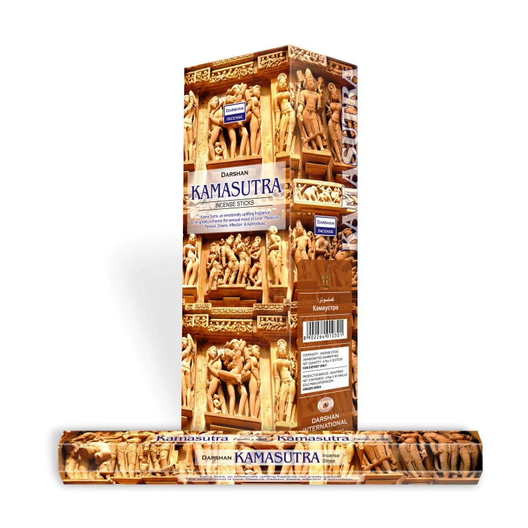 Darshan Raucherst-bchen Kamasutra (6 Packungen mit 20 St-bchen)