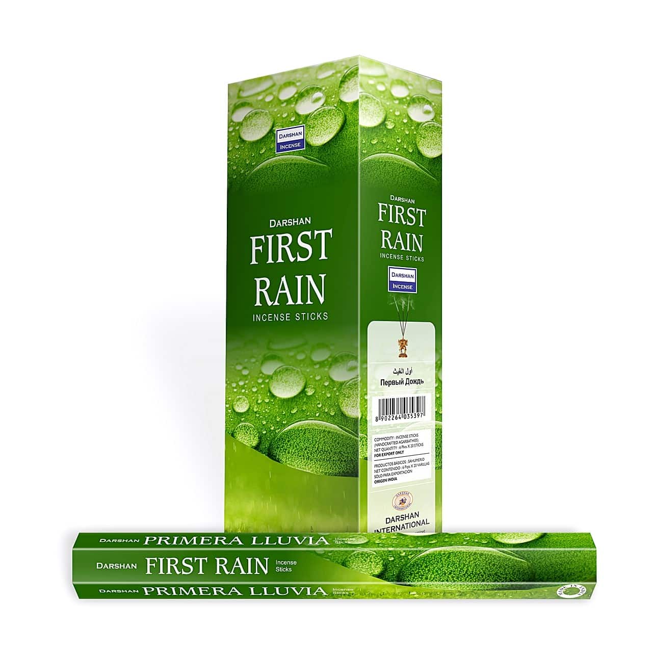 Darshan Weihrauch First Rain (6 Packungen)