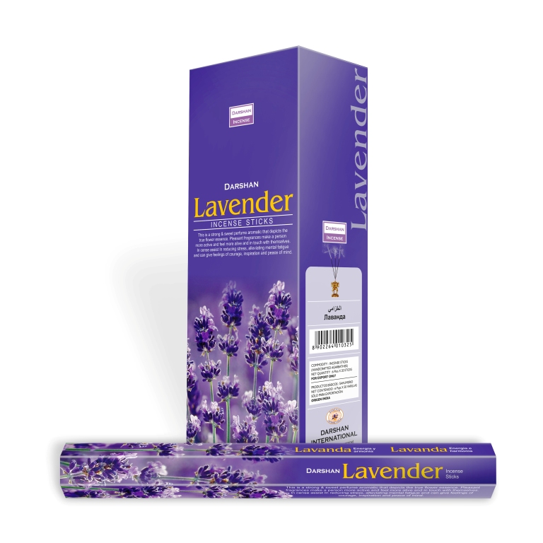 Darshan Weihrauch Lavendel (6 Packungen)