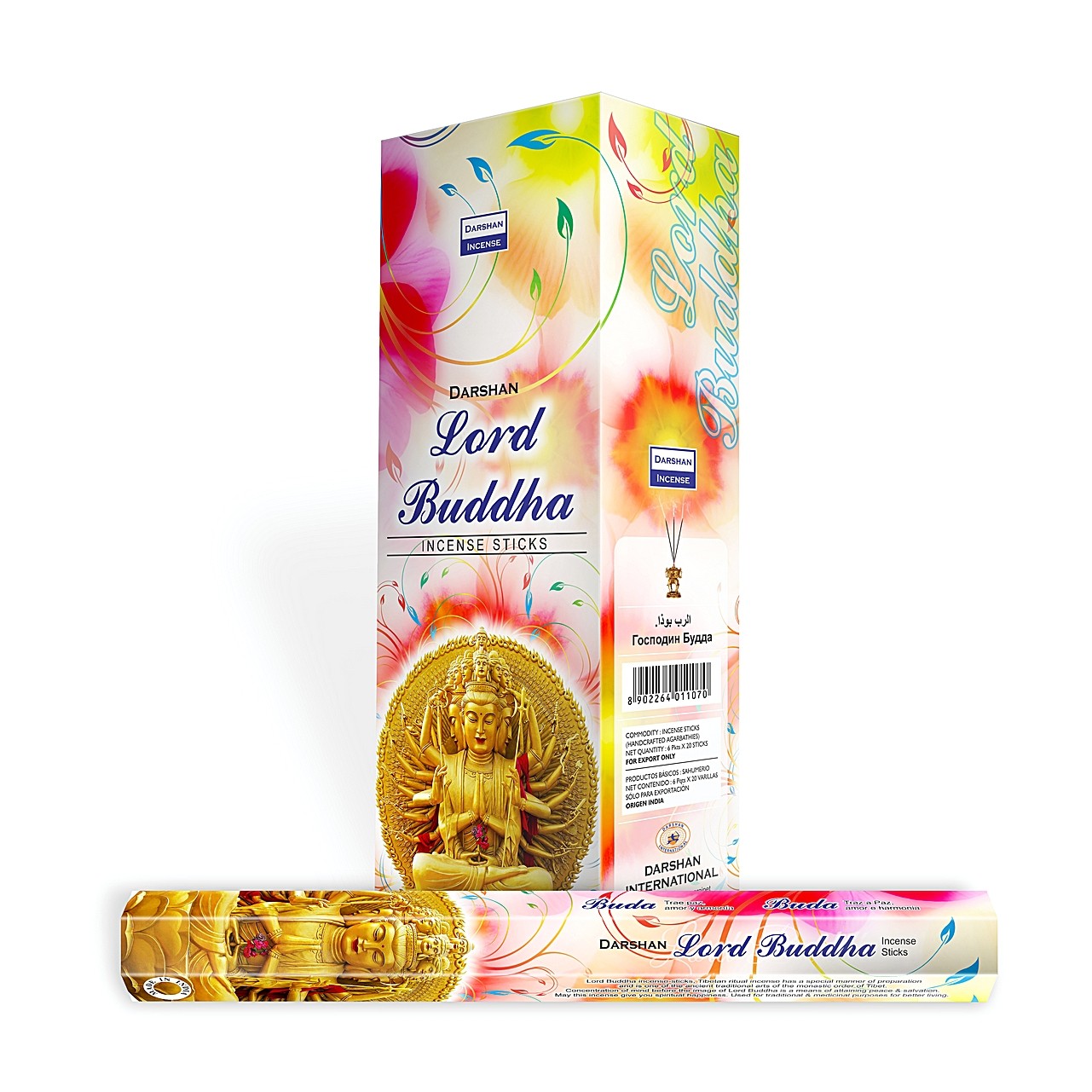 Darshan Weihrauch Lord Buddha (6 Pakete)