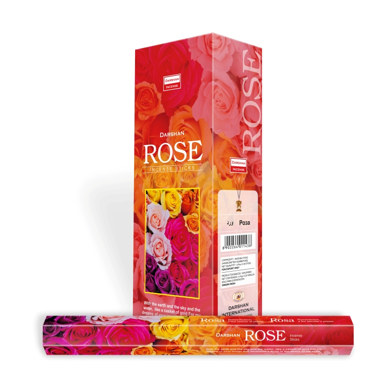 Darshan Weihrauch Rose (6 Packungen)