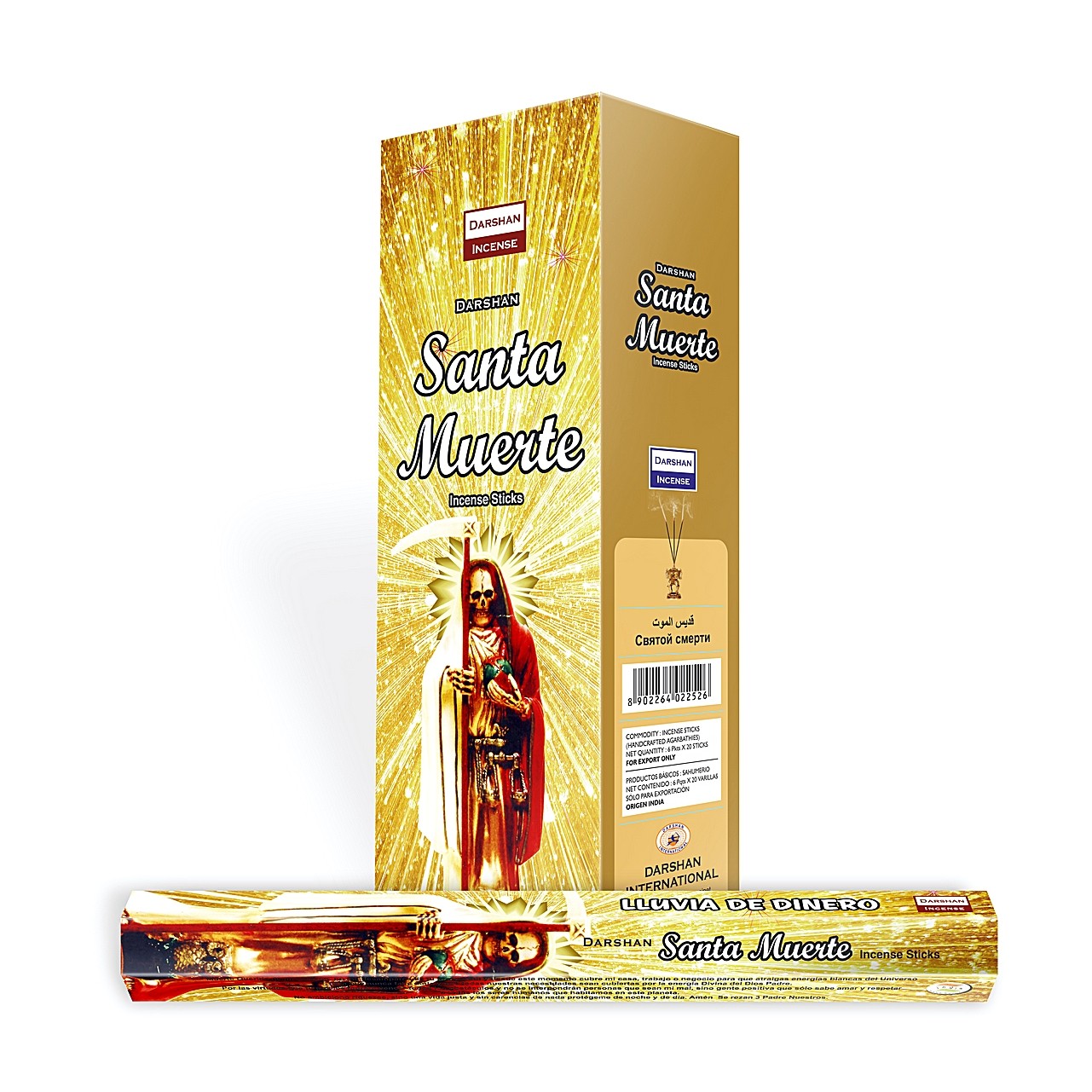 Darshan Weihrauch Santa Muerte Gold (6 Pakete)