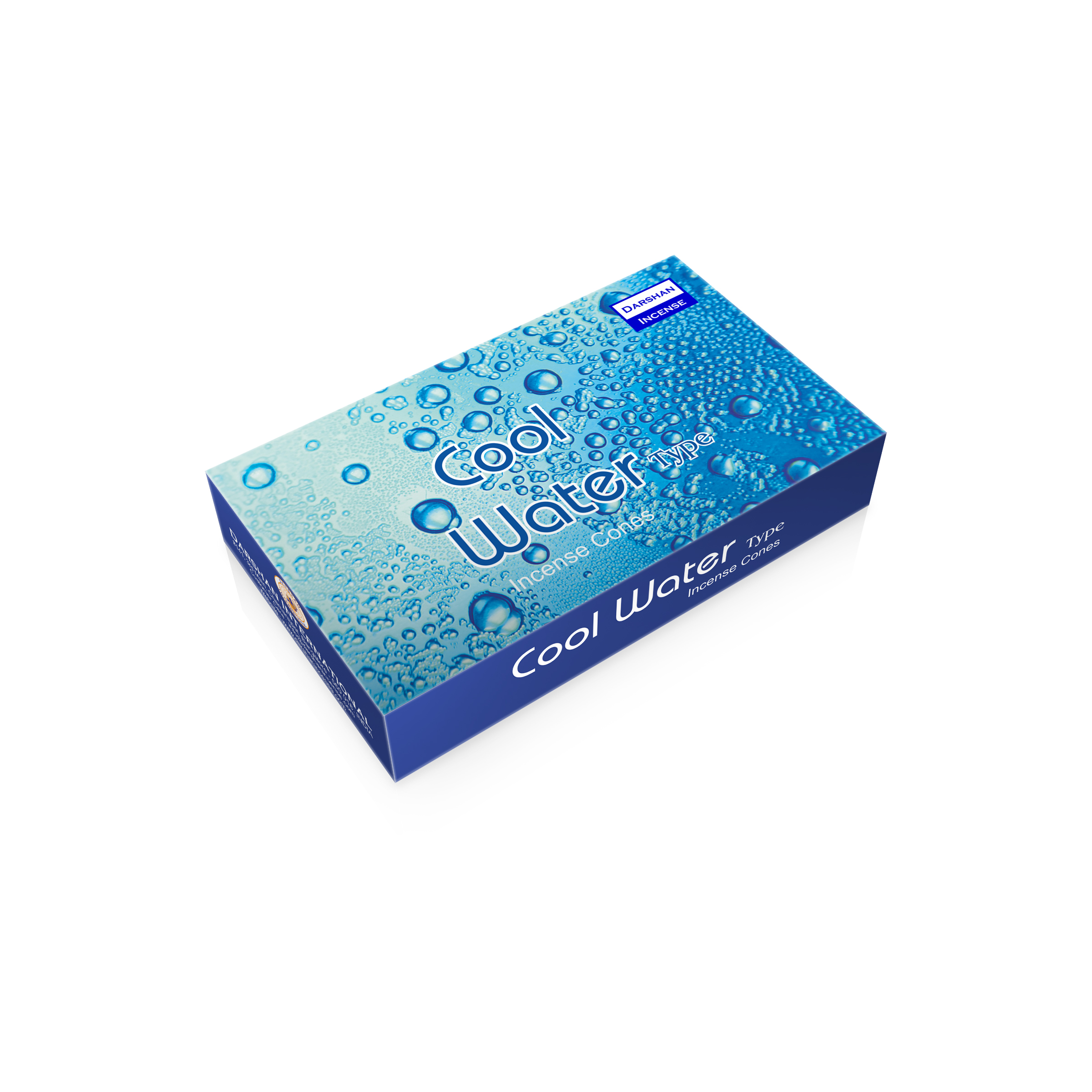 Darshan Weihrauchkegel Cool Water (12 Packungen)