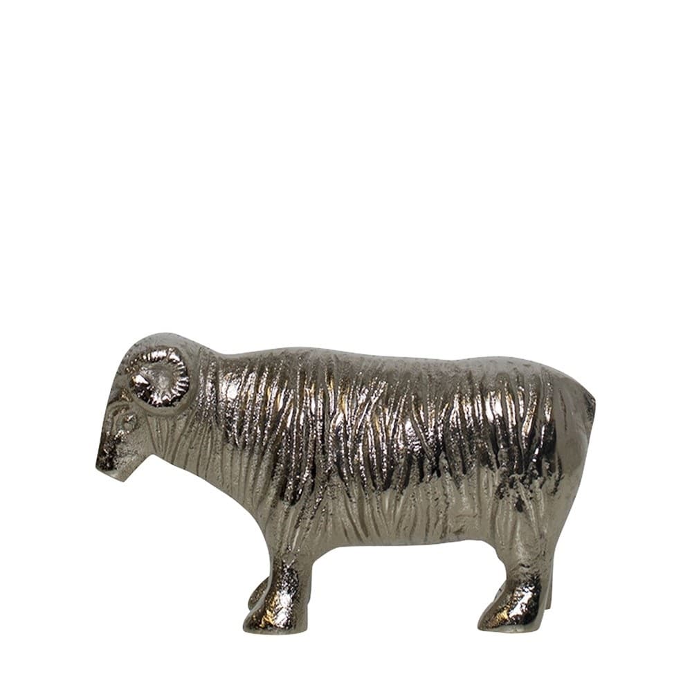 Dekoratives Schaf aus Aluminium (24 cm)