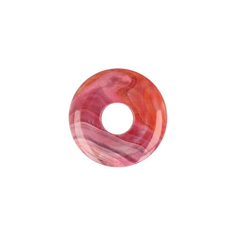 Donut Achat rot (50 mm)
