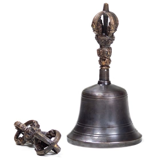 Dorje und Glocke Bronze h-chste Qualit-t