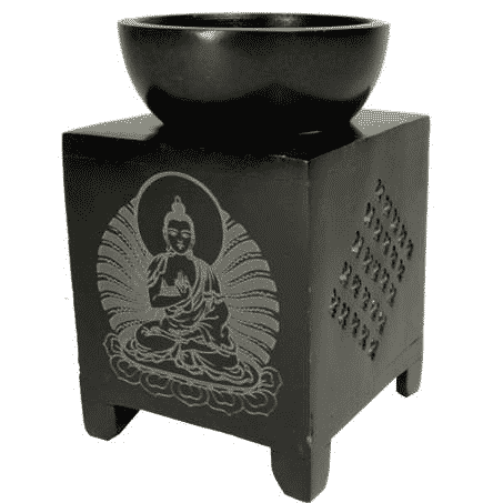 Duftlampe Speckstein Buddha