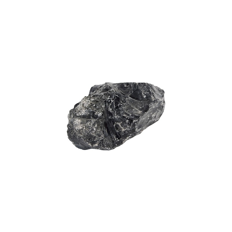Edelstein-Brocken Obsidian Schwarz Fundort: Mexiko