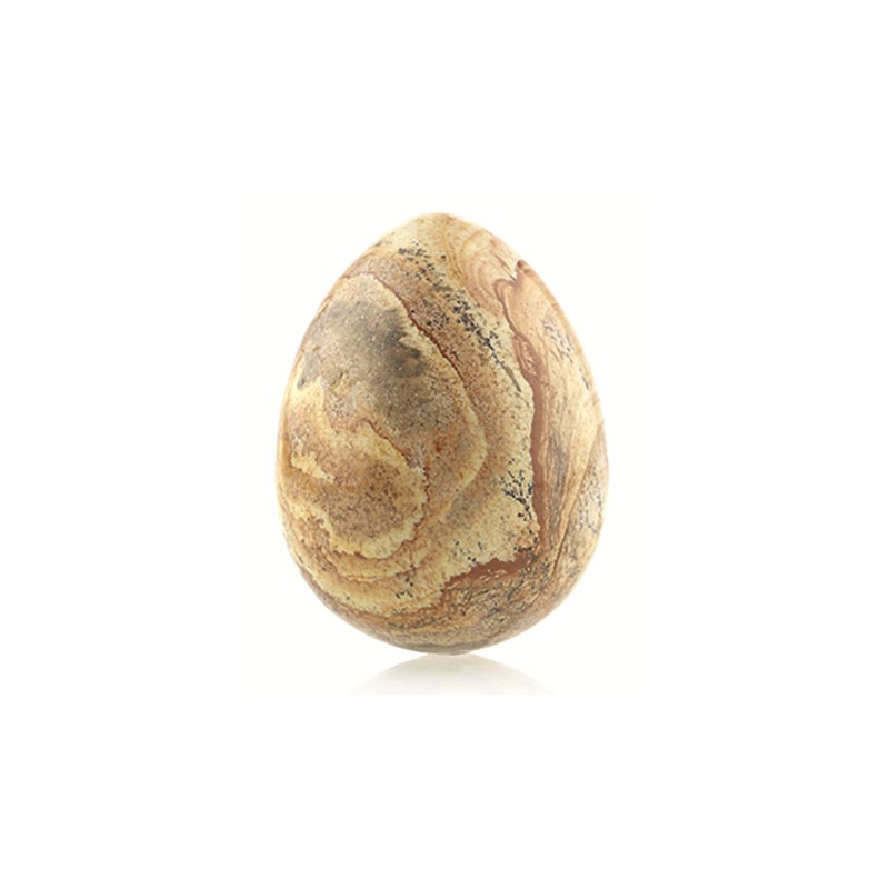 Edelstein Ei - Landschafts-Jaspis (5 cm) unter Edelsteine & Mineralien - Edelstein Formen - Edelstein-Eier