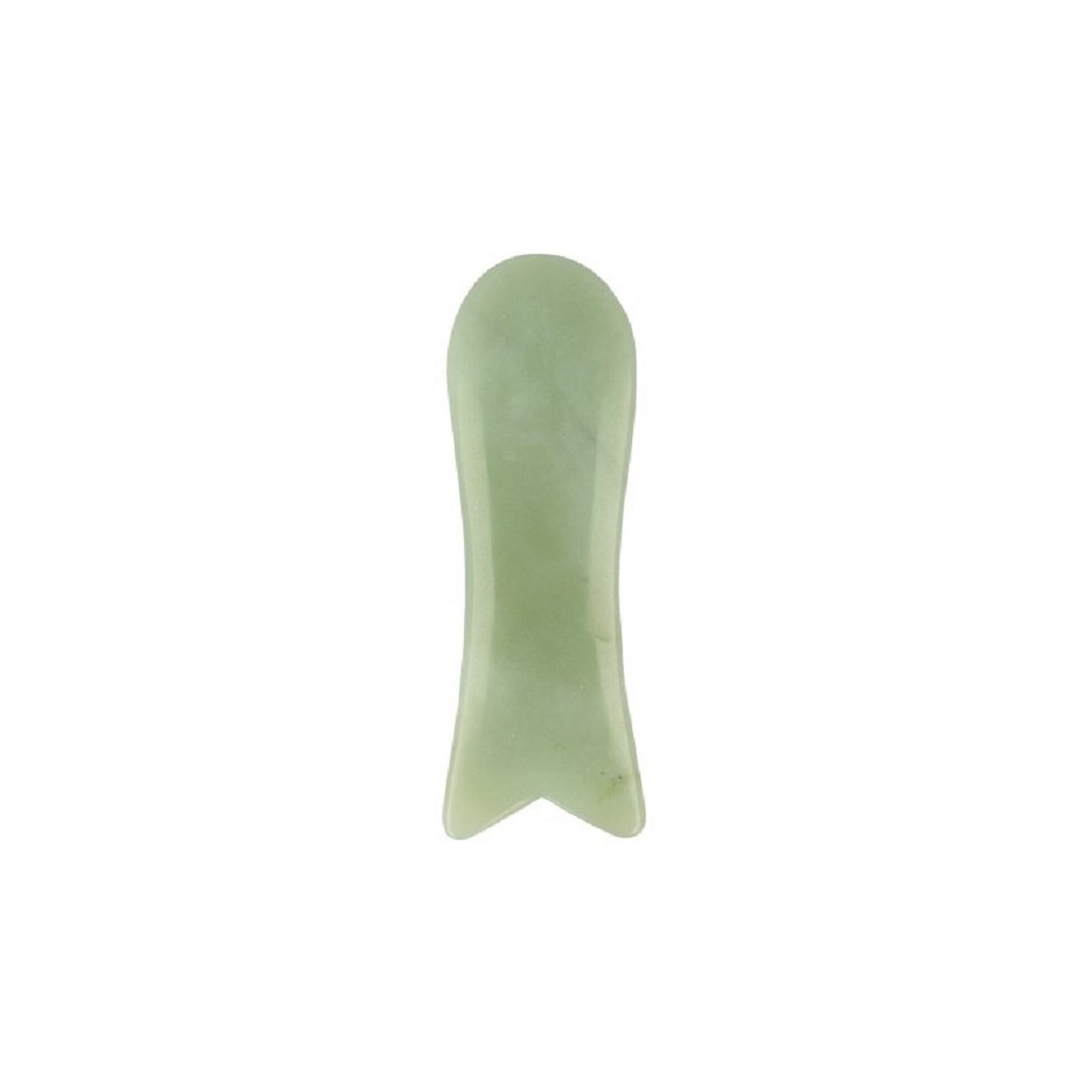 Edelstein Gua Sha Massageger-t Jade Fisch