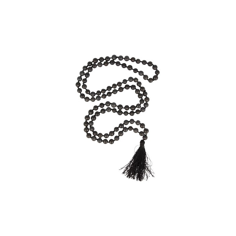 Edelstein-Halskette Onyx Mala