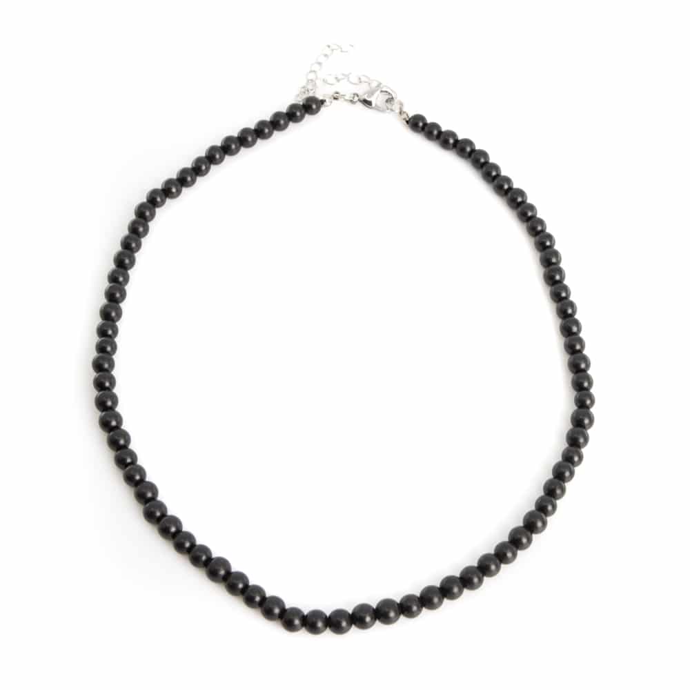 Edelstein-Halskette Schungit (46 cm)
